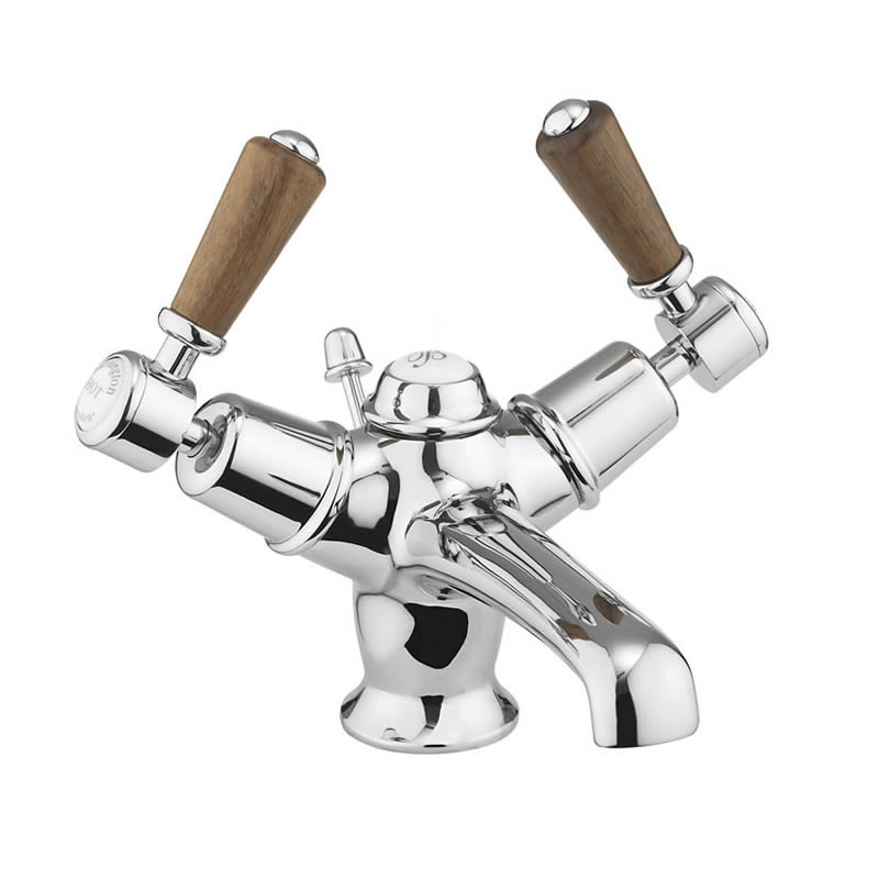 Kensington Walnut Basin Mixer with Pop-Up Waste